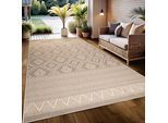 Teppich OTTO HOME "Toronto auch als Läufer erhältlich" Gr. 6, beige, B:200cm H:3mm L:290cm, Kunstfaser, Teppiche, Teppich, In- und Outdoor geeignet, Sisal-Optik, Wetterfest & UV-beständig, Boho