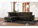 Wohnlandschaft SIT & MORE "Astoria U-Form", grün (olive), B:327cm H:91cm T:225cm, 100% Polyester, Sofas, Wohnlandschaft, wahlweise mit motorischer Relaxfunktion