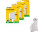 Aufputz-Gurtwickler SCHELLENBERG "Aufschraubwickler für das Rollladensystem Mini", weiß, B:22cm H:15,9cm, Gurtwickler, schwenkbar, mit vormontiertem Rollladengurtband, braun oder weiß