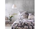 Wendebettwäsche APELT "Dorothy", grau, B/L: 155cm x 220cm, 1 Stk., 1 Stk., Satin (Bio-Baumwolle), B/L: 80cm x 80cm, Satin (Bio-Baumwolle), Obermaterial: 100% Baumwolle, Bettwäsche, Wendebettwäsche, exklusive Design Bettwäsche mit großblütigen Magnolienzweige