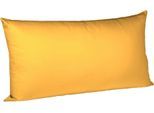 Kissenbezüge FLEURESSE "Colours", gelb (sonne), B:40cm L:80cm, Interlock-Jersey, Obermaterial: 100% Baumwolle, Kissenbezüge, edler, bügelfreier Interlock-Jersey aus 100% Baumwolle