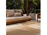 Teppich TED BAKER "Acacia, Wendeteppich", jute weiß, B:200cm H:8mm L:300cm, Polypropylen, Teppiche, Teppich, Designteppich, Wetterfest, Pflegeleicht, Modern, Wohnzimmer, Terrasse