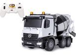 RC-Auto JAMARA "Fahrmischer Mercedes-Benz Arocs Liebherr 1:20 2,4GHz", weiß, Fernlenkfahrzeuge, KinderB:16cm H:20cm T:42,6cm, RC-Auto, mit LED Licht, B:16cm H:20cm T:42,6cm