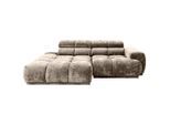 Mid.you Ecksofa, Taupe, Textil, 3-Sitzer, Ottomane links, L-Form, 239x150 cm, Made in EU, seitenverkehrt erhältlich, Stoffauswahl, Wohnzimmer, Sofas & Couches, Wohnlandschaften, Ecksofas
