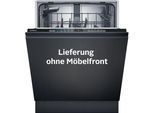 SIEMENS vollintegrierbarer Geschirrspüler "SN61HX01TE", Energieeffizienz: C (A-G), schwarz (weiß), B:59,8cm H:81,5cm T:55cm, Geschirrspüler
