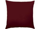 Kissenbezug KAEPPEL "Uni Mako-Satin, 100% Baumwolle", rot (burgund), B:40cm L:80cm, Baumwolle, Obermaterial: 100% Baumwolle, Kissenbezüge, Kissenbezug, Kissenhülle in vielen schönen Farbtönen mit Reißverschluss