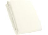 Spannbettlaken KUM "Mikrofaser-Fleece Spannbetttuch", beige (natur), L:200cm, Microfaser-Fleece, Obermaterial: 100% Polyester, Bettlaken, Spannbettlaken, bis ca. 25 cm Matratzenhöhe, weich & kuschelig