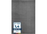 Teppich ANDIAMO "Arezzo", grau (anthrazit), B:160cm H:16mm L:230cm, Polyester, Teppiche, Teppich, Uni Farben, weicher Flor, waschbar, ideal im Wohnzimmer & Schlafzimmer