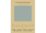 Spannbettlaken KAEPPEL "Spannbettlaken Biber", grün (jade), L:200cm, Biber, Obermaterial: 100% Baumwolle, Bettlaken, Spannbettlaken, 100% Baumwolle, kuschelig weich ideal für Winter