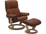 Relaxsessel STRESSLESS "Mayfair", braun (copper paloma), B:75cm H:99cm T:73cm, Leder BATICK: BATICK ist ein leicht korrigiertes, durchgefärbtes und genarbtes Möbelleder, bei dem die meisten Unebenheiten und Spuren in der Regel entfernt wurden.;Leder PALOMA: PALOMA ist ein durchgefärbtes Semianilin-Möbelleder mit natürlicher Narbung.;ROHLEDER Stoff Q2 FARON: Ein fester zuverlässiger Bouclé mit eine