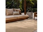 Teppich TED BAKER "Linley, Wendeteppich", jute weiß, B:120cm H:8mm L:170cm, Polypropylen, Teppiche, Teppich, Designteppich, Wetterfest, Pflegeleicht, Modern, Wohnzimmer, Terrasse