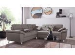 Ecksofa SIT & MORE "Sorano L-Form", grau (hellgrau), B:249cm H:88cm T:229cm, Sofas, Ecksofa, wahlweise mit Bett- und Relaxfunktion, inkl. Bettkasten