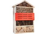 Insektenhotel WINDHAGER "5 Sterne", natur, B:14cm H:50cm T:33cm, Holzwerkstoff, Insektenhotels, Insektenhotel, BxTxH: 14x33x50 cm