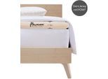 Spannbettlaken FLEURESSE "Topper", beige, B:180cm, Jersey-Elasthan, Obermaterial: 96% Baumwolle, 4% Elasthan, Bettlaken, Spannbettlaken, aus Jersey-Elasthan, für eine Matratzenhöhe bis 10 cm