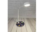 NIERMANN Nachttischlampe "Tischleuchte Weltall, Kinderlampe", bunt (multi color), 1, 1 Stk., Leuchten, Hochwertige Tisch-Leseleuchte, Kinderzimmer, Nachttischlampe