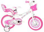 Kinderfahrrad DINO BIKES "Hello Kitty 14" Kinderfahrrad 3-6 Jahre" Gr. 25, weiß, Fahrräder, Kinder, 14 Zoll (35,56cm) hinten: 14 Zoll (35,56cm)
