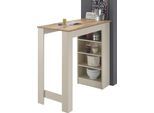 Bartisch STOLKOM "Stolkom Mojito B/H/T 115x103x50 cm", kaschmir, evoke eiche, kaschmir, evoke eiche, B:115cm H:103cm T:50cm, Tische, Bartisch