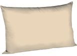 Kissenbezüge FLEURESSE "Colours", beige, B:40cm L:60cm, Interlock-Jersey, Obermaterial: 100% Baumwolle, Kissenbezüge, edler, bügelfreier Interlock-Jersey aus 100% Baumwolle