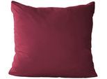 Kissenbezug PRIMERA "Primera Mako-Feinjersey Kissenbezug im Doppelpack", rot (bordeaux), B:80cm L:80cm, Feinjersey, Obermaterial: 100% Baumwolle, Kissenbezüge, Kissenbezug, In vielen Uni-Tönen