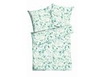 Bettwäsche KAEPPEL "Enchanted", lind, B/L: 155cm x 220cm, 1 Stk., 1 Stk., Interlock-Jersey, B/L: 80cm x 80cm, 2 Stk., Interlock-Jersey, Obermaterial: 100% Baumwolle, Bettwäsche, Bettwäsche, angenehmes Hautgefühl
