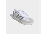 Sneaker ADIDAS SPORTSWEAR "VL COURT 00S", Damen, Gr. 39, cloud weiß, silber metallic, grau one, Leder, Synthetik, Schuhe Sneaker