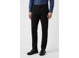 Chinohose OLYMP "HOUSTON", Herren, Gr. 34, Länge 34, schwarz, Web, Obermaterial: 67% Baumwolle, 24% Lyocell, 7% Polyester, 2% Elasthan, unifarben, lang, Hosen Chinohose, modern fit