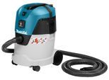 MAKITA Nass-Trocken-Sauger "»VC2512L« mit Push und Clean Filterreinigungssystem", blau (türkis), B:39cm H:53cm T:39cm, Mehrzwecksauger, 1.000 W, 210 mbar, 25 l, Filterklasse L, ohne Akku und Ladegerät, Nass-Trocken-Sauger