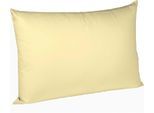 Kissenbezüge FLEURESSE "Colours", gelb (vanille), B:40cm L:60cm, Interlock-Jersey, Obermaterial: 100% Baumwolle, Kissenbezüge, edler, bügelfreier Interlock-Jersey aus 100% Baumwolle