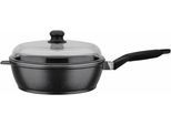 Schmorpfanne GSW "Titanium Granit", schwarz, Ø:24cm, Pfannen, Schmorpfanne, Induktion