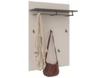 Xora Garderobenpaneel, Anthrazit, Kaschmir, Holzwerkstoff, 80x115x27 cm, Hutablage, Kleiderstange, Garderobe, Garderobenpaneele, Garderobenpaneele