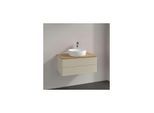 Villeroy und Boch Antao Waschtisch-Unterschrank K19111HJ 80x36x50cm, Waschbeckenplattenfarbe honey oak, silk grey matt lacquer