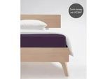 Spannbettlaken FLEURESSE "Comfort", lila (lavendel), B:180cm, Jersey-Elasthan, Obermaterial: 96% Baumwolle, 4% Elasthan (LYCRA), Bettlaken, Spannbettlaken, langlebig & bügelfrei,Perfekte Passform durch POWER-STRETCH