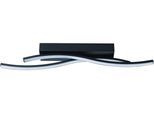 EGLO LED Deckenleuchte "LED Deckenlampe Viloria, geschwungene Deckenlampe, 56,5 cm", schwarz, 1, H: 8,5cm, 1 Stk., Leuchten, aus Stahl, Kunststoff, Deckenlampe, Flurlampe, 3000 K, design, modern, LED Deckenleuchte