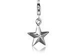 Charm-Einhänger NENALINA "Stern-Anhänger Star Party Astro 925 Silber", silber, Charms, Damen, ohne Stein, Silber 925 (Sterlingsilber)