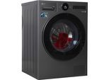 LG Waschmaschine "F4WX801YB", Energieeffizienz: A, grau (schwarz), B:60cm H:89cm T:56,5cm, Waschmaschinen, digitales Touchdisplay, Waschmaschine