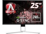 AOC Gaming-Monitor "AG251FG", Energieeffizienz: G, schwarz (schwarz, rot), B:56,67cm H:54,52cm T:21,83cm, Monitore, Gaming-Monitor