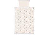 Wendebettwäsche BABY BEST "babybest Schäfchen", beige (bunt), B/L: 100cm x 135cm, 1 Stk., 1 Stk., Flanell, B/L: 40cm x 60cm, 2 Stk., Flanell, Obermaterial: 100% Baumwolle, Bettwäsche, Wendebettwäsche, besonders kuschelig