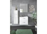 Badezimmer Ice 3-tlg. ca. 90 cm Weiß