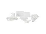 Ritzenhoff Breker Kombiservice Vita, Weiß, Keramik, 20-teilig, Uni, 350 ml,300 ml, Lfgb, Essen & Trinken, Geschirr, Geschirr-Sets, Kombiservice