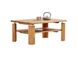 Carryhome Couchtisch, Kernbuche, Holz, Kernbuche, massiv, rechteckig, eckig, 68x45x100 cm, Holzmöbel, Holztische, Couchtische Holz