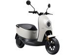 E-Motorroller UNU "Scooter Pro 4kW", grau (weiß, grau, schwarz), Elektromotorroller, 45 km/h, B:70cm H:105cm L:182cm