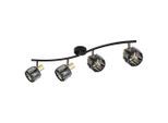Globo , Metall, Glas , 31.5x18x70 cm , CE , verstellbare Arme, verstellbare Spotlights , Beleuchtung, Innenleuchten, Strahler & Spots