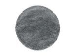 Ayyildiz , Hellgrau , Textil , Uni , rund , Oeko-Tex® Standard 100 , für Fußbodenheizung geeignet, schmutzabweisend, für Hausstauballergiker geeignet, lichtunempfindlich, antistatisch, pflegeleicht, strapazierfähig, leicht zusammenrollbar ,