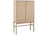 Livetastic , Eichefarben , Holzwerkstoff , Eiche , furniert,furniert,massiv , 4 Fächer , 90.8x150x40 cm ,