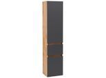 Held , Grau, Eichefarben , Holzwerkstoff , 1 Schublade(n) Schubladen , 40x180x35 cm , Made in Germany , stehend, hängend ,