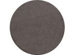 Ayyildiz , Hellbraun , Textil , Uni , rund , Oeko-Tex® Standard 100 , für Fußbodenheizung geeignet, schmutzabweisend, für Hausstauballergiker geeignet, lichtunempfindlich, antistatisch, pflegeleicht, strapazierfähig, leicht zusammenrollbar ,