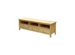 Livetastic , Naturfarben , Holz , Kiefer,Kiefer , massiv,massiv , 3 Schublade(n) Schubladen , 158x47x40 cm ,