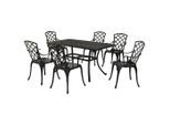 Gardenson , Graphitfarben , Textil , Uni , Füllung: Schaumstoff , rechteckig , Gartenmöbel, Gartenmöbel-Sets, Gartengarnituren