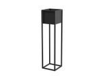 Möbelix , Schwarz , Metall , 23x90x23 cm , Handmade in Europe , UV-beständig ,