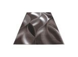Ayyildiz , Braun, Weiß , Textil , Wellen , rechteckig , 120x170 cm , Oeko-Tex® Standard 100 , für Fußbodenheizung geeignet, schmutzabweisend, für Hausstauballergiker geeignet, lichtunempfindlich, antistatisch, pflegeleicht, strapazierfähig, leicht zusammenrollbar , Teppiche & Böden, Teppiche, Webteppiche